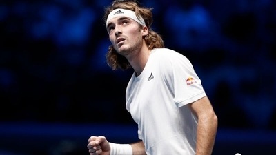 Stefanos Tsitsipas withdraws from ATP Finals with elbow injury (REUTERS)