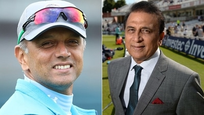 Rahul Dravid and Sunil Gavaskar.&nbsp; (Getty Images)