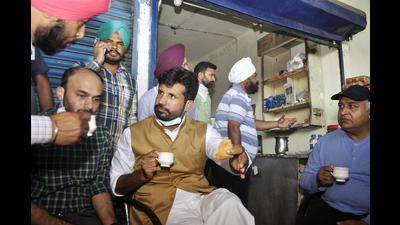 Punjab transport minister Amrinder Singh Raja Warring at a bus stand recently. Punjab transport minister Amrinder Singh Raja Warring at a bus stand recently.