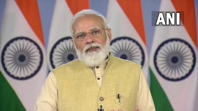 Prime Minister Narendra Modi addressing all India presiding officers conference. (ANI)