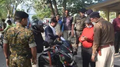 After the incident, the area around the collectorate was under tight security for two hours. (Sourced)