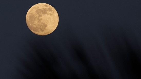 This partial lunar eclipse will also be visible from North America, South America, eastern Asia, Australia and the Pacific region.(AFP)