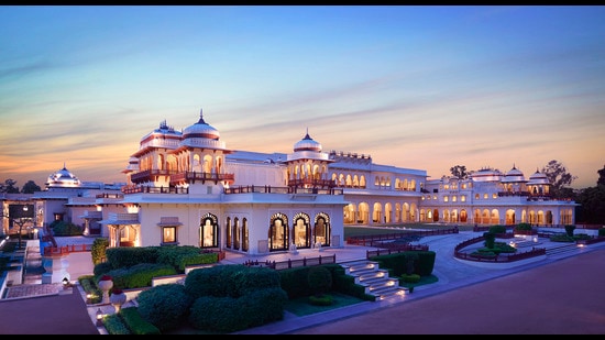 The Rambagh Palace in Jaipur is perfect place for a regal wedding(HT Gallery)