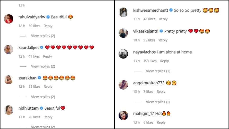Comments on Shweta Tiwari's post. Comments on Shweta Tiwari's post. 