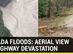 Canada floods: Portion of highway washed away, mudslides in British Columbia Canada floods: Portion of highway washed away, mudslides in British Columbia