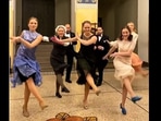 The group of Opera singers who shook a leg to 'Nuestra Cancion'. The group of Opera singers who shook a leg to 'Nuestra Cancion'. 