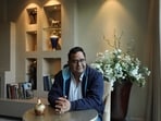 Paytm founder and CEO Vijay Shekhar Sharma at a clubhouse of a residential building in New Delhi.(Reuters)