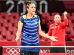 Olympics: TTFI executive committee to decide on action against Manika Batra (in frame) for refusing guidance from national coach Soumyadeep Roy.(PTI) Olympics: TTFI executive committee to decide on action against Manika Batra (in frame) for refusing guidance from national coach Soumyadeep Roy.(PTI)