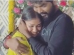 Nayanthara and Vignesh Shivan at her birthday bash. (Instagram) Nayanthara and Vignesh Shivan at her birthday bash. (Instagram)