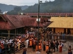 In the reply the TDB said the present “controversy was unwarranted and uncalled for and aimed at crippling the revenue of the temple and defaming it.” (File image of Sabarimala temple)(Reuters)