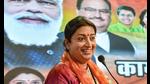 Smriti also launched ‘har ghar dastak’ – a Covid-19 inoculation campaign aimed at increasing vaccination coverage in Amethi (PTI File Photo) Smriti also launched ‘har ghar dastak’ – a Covid-19 inoculation campaign aimed at increasing vaccination coverage in Amethi (PTI File Photo)