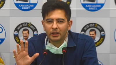 Punjab unit chief Bhagwant Mann and state affairs co-incharge Raghav Chadha (in pic) has been denied permission to visit Kartarpur; he has blamed it on Modi-Channi duo (HT FILE PHOTO ) Punjab unit chief Bhagwant Mann and state affairs co-incharge Raghav Chadha (in pic) has been denied permission to visit Kartarpur; he has blamed it on Modi-Channi duo (HT FILE PHOTO )