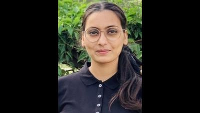 Ramandeep Kaur, a PhD scholar from PAU who won the PM’s Fellowship for her doctoral research.