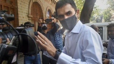Though Wankhede's first wife did not comment on the issue, his former father-in-law Dr Zaheed Quraishi said he knew Sameer Wankhede's family as a Muslim family. Though Wankhede's first wife did not comment on the issue, his former father-in-law Dr Zaheed Quraishi said he knew Sameer Wankhede's family as a Muslim family.