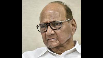 “You are spreading propaganda against a person. You have sent him [Anil Deshmukh] behind bars and will be made to pay the price of every day and every hour,” NCP chief Sharad Pawar said at a public rally in Nagpur, without directly naming BJP. (HT FILE)