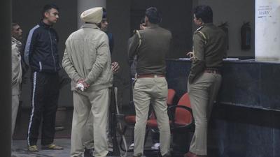 Vigilance raid in Haryana Public Service Commission office Sector-4 in Panchkula. (Sant Arora/HT) Vigilance raid in Haryana Public Service Commission office Sector-4 in Panchkula. (Sant Arora/HT)