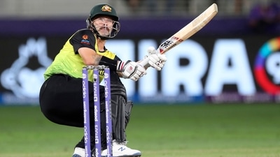 Australia's Matthew Wade bats during the Cricket Twenty20 World Cup semi-final match between Pakistan and Australia in Dubai, UAE, Thursday, Nov. 11, 2021. (AP) Australia's Matthew Wade bats during the Cricket Twenty20 World Cup semi-final match between Pakistan and Australia in Dubai, UAE, Thursday, Nov. 11, 2021. (AP)