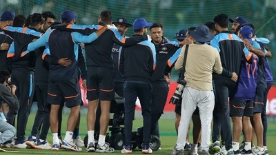 The Indian team ahead of 1st T20. (AP) The Indian team ahead of 1st T20. (AP)