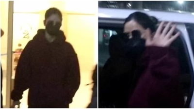 Katrina Kaif waved at the paparazzi at she exited the Mumbai airport. (Varinder Chawla) Katrina Kaif waved at the paparazzi at she exited the Mumbai airport. (Varinder Chawla)