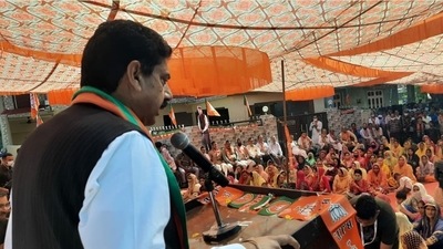 Pathania’s comments on the BJP’s defeat came weeks after it faced a 4-0 defeat in the bypolls as Congress wrested the Mandi Lok Sabha seat along with Jubbal-Kotkhai assembly constituency. (Twitter/@irakeshpathania) Pathania’s comments on the BJP’s defeat came weeks after it faced a 4-0 defeat in the bypolls as Congress wrested the Mandi Lok Sabha seat along with Jubbal-Kotkhai assembly constituency. (Twitter/@irakeshpathania)