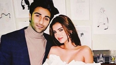 Aadar Jain drops a heart emoji on girlfriend Tara Sutaria's picture. (Instagram)