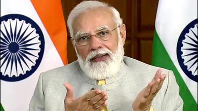PM Modi on Thursday said the Indian banking sector is robust due to several reforms undertaken in the last six-seven years of his government’s tenure. (ANI PHOTO.) PM Modi on Thursday said the Indian banking sector is robust due to several reforms undertaken in the last six-seven years of his government’s tenure. (ANI PHOTO.)