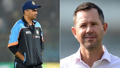 Ricky Ponting is surprised to see Rahul Dravid taking up the role of India coach. (Getty Images) Ricky Ponting is surprised to see Rahul Dravid taking up the role of India coach. (Getty Images)