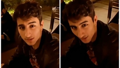 Ibrahim Ali Khan at a party with his friends. Ibrahim Ali Khan at a party with his friends.