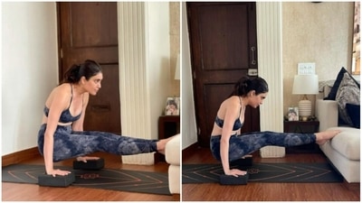 Karishma Tanna is ‘almost managing L Hold.’ Here’s how she did it (Instagram/@karishmaktanna) Karishma Tanna is ‘almost managing L Hold.’ Here’s how she did it (Instagram/@karishmaktanna)