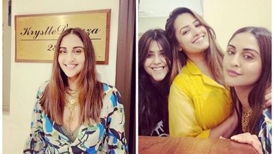 Krystle D’Souza’s housewarming party was attended by Ekta Kapoor, Anita Hassanandani and others. Krystle D’Souza’s housewarming party was attended by Ekta Kapoor, Anita Hassanandani and others.