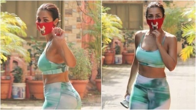 Malaika Arora is a know fitness enthusiast. The star, who enjoys her workout routine invariably, also translates the same enthusiasm to her activewear wardrobe. One look at all her past gym looks, and you will know what we mean. (HT Photo/Varinder Chawla) Malaika Arora is a know fitness enthusiast. The star, who enjoys her workout routine invariably, also translates the same enthusiasm to her activewear wardrobe. One look at all her past gym looks, and you will know what we mean. (HT Photo/Varinder Chawla)