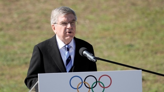 IOC President Thomas Bach.(AP)