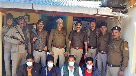 The Uttarakhand police said four persons including the man who fired shots at Congress leader Salman Khurshid’s Nainital house were arrested.