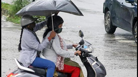 On Thursday, Bengaluru witnessed continuous downpour. According to the IMD, till 5.30pm, Bengaluru received 14.12 mm of rain. (Agencies) On Thursday, Bengaluru witnessed continuous downpour. According to the IMD, till 5.30pm, Bengaluru received 14.12 mm of rain. (Agencies)