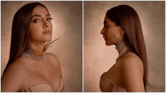 Sonam is a work of art in an ivory corset top. Special mention - her neck piece(Instagram/@sonamkapoor)