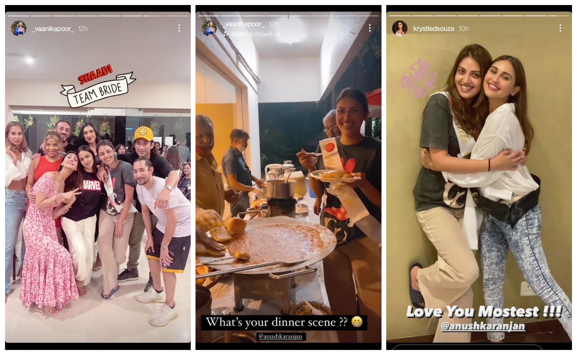 Vaani Kapoor and Krystle D’Souza shared pictures from the celebrations. Vaani Kapoor and Krystle D’Souza shared pictures from the celebrations.