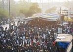 People during protest against Citizenship Amendment Act (CAA), National Population Register (NPR) and National Register of Citizens (NRC), at Shaheen Bagh, in New Delhi.&nbsp;