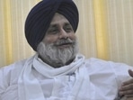 Sukhbir Singh Badal (File Photo/HT)