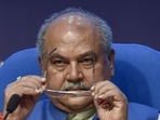 Union agriculture minister Narendra Singh Tomar. Union agriculture minister Narendra Singh Tomar.