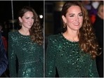 Kate Middleton repeats green sequin gown from Pakistan visit in 2019 for outing with Prince William(Instagram/@TheRoyalFamily) Kate Middleton repeats green sequin gown from Pakistan visit in 2019 for outing with Prince William(Instagram/@TheRoyalFamily)