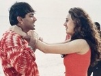 Karisma Kapoor and Salman Khan in a throwback (Instagram). Karisma Kapoor and Salman Khan in a throwback (Instagram).