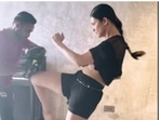 Shruti Haasan’s version of ‘joyful torture’ is this…(Instagram/@shrutzhaasan) Shruti Haasan’s version of ‘joyful torture’ is this…(Instagram/@shrutzhaasan)