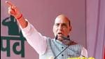 Defence minister Rajnath Singh along with minister of state for defence Ajay Bhatt, will visit Pithoragarh on November 20, to participate in the Shaheed Samman Yatra. (PTI PHOTO.)