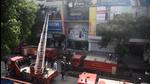 Around four-and-a-half hours later, firefighters managed to douse the blaze that broke out at Prime Mall, Irla in Vile Parle (West), on Friday. (Vijay Bate/HT PHOTO) Around four-and-a-half hours later, firefighters managed to douse the blaze that broke out at Prime Mall, Irla in Vile Parle (West), on Friday. (Vijay Bate/HT PHOTO)