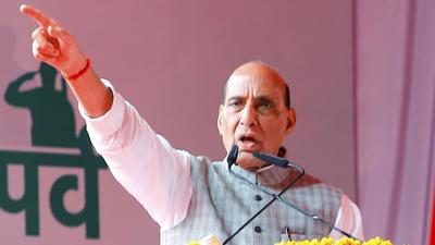 Defence minister Rajnath Singh along with minister of state for defence Ajay Bhatt, will visit Pithoragarh on November 20, to participate in the Shaheed Samman Yatra. (PTI PHOTO.) Defence minister Rajnath Singh along with minister of state for defence Ajay Bhatt, will visit Pithoragarh on November 20, to participate in the Shaheed Samman Yatra. (PTI PHOTO.)