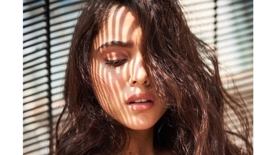 Leaving her luscious tresses open down her back in a messy manner, Sharvari wore a dab of nude pink lipstick and amplified the glam quotient with a dewy makeup look that included rosy blushed cheeks, mascara-laden eyelashes, nude pink eyeshadow and filled-in eyebrows. (Instagram/sharvari) Leaving her luscious tresses open down her back in a messy manner, Sharvari wore a dab of nude pink lipstick and amplified the glam quotient with a dewy makeup look that included rosy blushed cheeks, mascara-laden eyelashes, nude pink eyeshadow and filled-in eyebrows. (Instagram/sharvari)