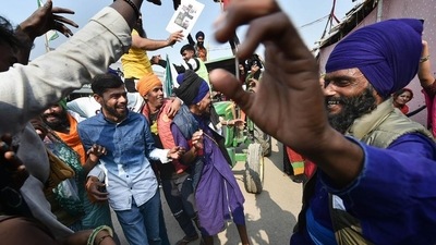The announcement comes after over a year-long protest from tens and thousands of farmers. (PTI) The announcement comes after over a year-long protest from tens and thousands of farmers. (PTI)