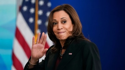 Washington: Vice President Kamala Harris waves as she departs after speaking at the Tribal Nations Summit in the South Court Auditorium on the White House campus, (AP / File Photo) Washington: Vice President Kamala Harris waves as she departs after speaking at the Tribal Nations Summit in the South Court Auditorium on the White House campus, (AP / File Photo)