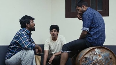Kadaseela Biriyani movie review: A still from the film. Kadaseela Biriyani movie review: A still from the film. 