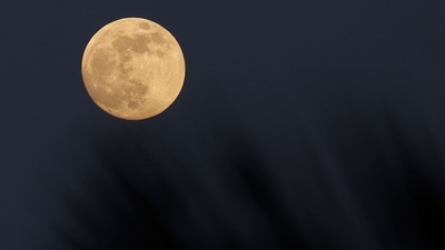 The total duration of the lunar eclipse will be 3 hours 28 minutes and 24 seconds. (Representative Photo/AFP) The total duration of the lunar eclipse will be 3 hours 28 minutes and 24 seconds. (Representative Photo/AFP)
